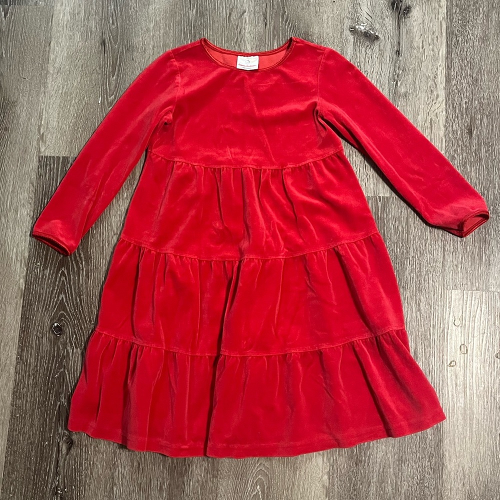 Hanna Andersson Red Velvet Dress